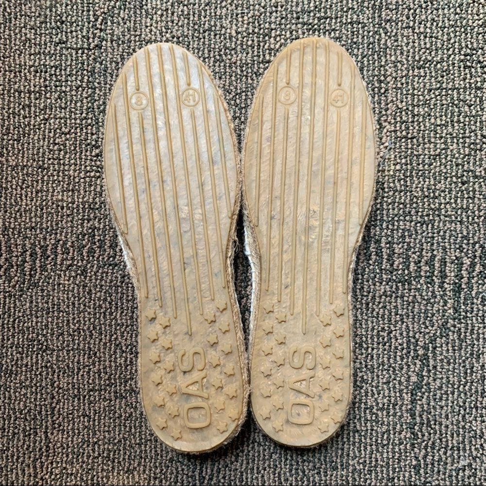 OAS - 🌴 Palm Tree cotton hemp espadrilles 8 - Picture 4 of 5